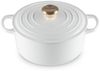 LE CREUSET Bräter Bräter mit Deckel 24 cm Signature White Bild 2