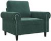 vidaXL Sessel Dunkelgrün 60 cm Samt 359511 Bild 2