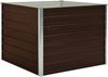vidaXL Hochbeet Braun 100 x 100 x 77 cm Verzinkter Stahl 45712 Bild 3