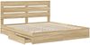 vidaXL Aufbewahrungsbett Sonoma-Eiche 180 x 200 cm Holzwerkstoff 3411879 Bild 5