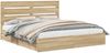 vidaXL Aufbewahrungsbett Sonoma-Eiche 180 x 200 cm Holzwerkstoff 3411879 Bild 2