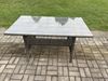 Fimous 7 Teil Rattan Gartenmöbel-Set mit Terrassen Sofa Rechteckiger Esstisch 3 Kleine Hockern Terrassen Set Bild 3