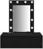 vidaXL Schminktisch mit Speicher Schwarz 60 x 40 x 70 cm Holzwerkstoff 865218 Bild 5