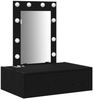 vidaXL Schminktisch mit Speicher Schwarz 60 x 40 x 70 cm Holzwerkstoff 865218 Bild 2