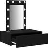 vidaXL Schminktisch mit Speicher Schwarz 60 x 40 x 70 cm Holzwerkstoff 865218 Bild 4