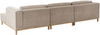 Ecksofa 5-Sitzer VENG Stoff Taupe linksseitig Bild 5