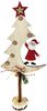 TrendLine Dekofigur Holz Tannenbaum Weihnachtsmann 45 x 42 x 52 cm mehrfarbig Bild 1