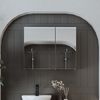 Roomart GUSTO-I-75 Badmöbel - nur Spiegelschrank - H 60 x B 14.2 x T 75 cm • Eiche Bild 2