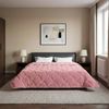vidaXL Winterbettdecke Rosa 240 x 260 cm Mikrofaser und Teddy-Fleece 42026348 Bild 4