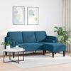vidaXL Sofa Set mit Kissen Blau Polyester 42001934 Bild 3