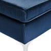 Ottomane EVJA Samtstoff Marineblau Bild 5