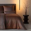 Estella Bettwäsche Adamo 7950 340 Nougat Mako Satin 155 x 220 + 80 x 80 cm Bild 5