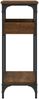 vidaXL Konsolentisch mit Ablage Braun Eichen-Optik 75x29x75cm 837716 Bild 5
