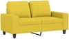 vidaXL 3-tlg. Sofagarnitur Hellgelb Stoff 3201895 Bild 3