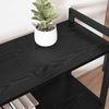 vidaXL Bücherregal Schwarz Eichen-Optik 80 x 30 x 85 cm Holzwerkstoff 868425 Bild 4