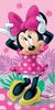 Disney Minnie Mouse Badetuch Duschtuch Badetuch Disney Minnie Mouse Pink 70 x 140 cm 100% Baumwolle, (1-St), 100% Baumwolle,trocknergeeignet Bild 3
