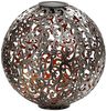 Dehner LED Solarleuchte Solarkugel Luanda, Ø 30/40 cm, Metall, Warmweiß, Kugel mit LED-Licht, Solar betrieben, 8 Stunden Leuchtdauer Bild 5