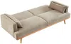 Vente-unique - Schlafsofa Klappsofa 3-Sitzer - Stoff - Beige - ESME Bild 4