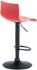CLP Barhocker Hover Kunststoff mit Metall-Gestell,rot Metall matt schwarz Bild 5