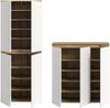 xonox. home Mehrzweckschrank (2-tlg) in weiß/Evoke Oak Nachbildung B/H/T ca.: 140 x 175 x 37 cm Bild 2