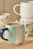 Next Becher 4er-Set Maisie Stapeltassen mit Blumenmuster, 1-tlg, Steingut Bild 3