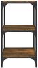 vidaXL Bücherregal Räuchereiche 40x33x70,5 cm Holzwerkstoff und Stahl 819309 Bild 5