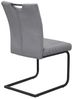 Schwingstuhl Quendorf / Queens S01, Stoff, Grau, 50 x 94 x 62 cm Bild 2