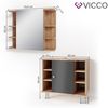 Badmöbel-Set Fynn Eiche 2 Teile Vicco Bild 3
