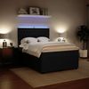 vidaXL Boxspringbett mit Matratze Schwarz 140x200 cm Samt 3294666 Bild 4
