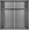 Kleiderschrank >ERNIE< (BxHxT: 225x210x65 cm) in WEISS - 225x210x65cm (BxHxT) Bild 5