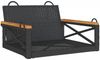 vidaXL Hängesessel Schwarz 63x62x40 cm Poly Rattan 368170 Bild 2