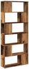 vidaXL Bücherregal/Raumteiler Altholz-Optik 80x24x186 cm 856736 Bild 2