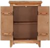 vidaXL Sideboard 55x33x75 cm Massivholz Akazie und Altholz 351601 Bild 4