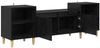vidaXL TV-Schränk Schwarz Eichen-Optik 160 x 35 x 55 cm Holzwerkstoff 881026 Bild 2