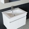 Roomart ATRIA-65 Badmöbel Set– 2-teiliges Badezimmermöbel Set - Waschbecken mit Unterschrank - H 45 x B 45 x T 65 cm • Weiß Bild 5