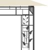 vidaXL Pavillon mit Moskitonetz 6x3x2,73 m Creme 47971 Bild 5