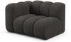 Micadoni Modul Lupine 1-Sitzer Links Chenille Eden Dunkelgrau Bild 2