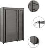 vidaXL Faltschrank Grau 110x45x175 cm Stoff 282423 Bild 2