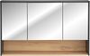 Badezimmer Spiegelschrank 120 cm BOLOGNA-56 in anthrazit mit Artisan Eiche Nb, B/H/T: ca. 120/75/25 cm Bild 4