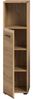 welltime Midischrank FLORENZ, Höhe 110 cm, 1 Tür, 2 Fachböden, 1 offenes Fach (1-St, TOPSELLER) Türanschlag wechselbar, hochwertige MDF Front, Badschrank, Bad Bild 4