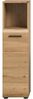 welltime Midischrank FLORENZ, Höhe 110 cm, 1 Tür, 2 Fachböden, 1 offenes Fach (1-St, TOPSELLER) Türanschlag wechselbar, hochwertige MDF Front, Badschrank, Bad Bild 3
