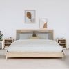 vidaXL Nachttische 2 Stk. Weiß 40x34x45 cm Massivholz Kiefer 818278 Bild 3