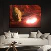 LED Wandbild, Buddha mit Kerzen, L 45 cm Bild 3