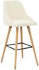 vidaXL Barhocker 2 Stk. Creme Samt [289556] Bild 2