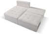 Ecksofa Schlafsofa AMALIA Stoff Raven Anthrazit Ottomane Links Bild 2