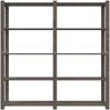 vidaXL Lagerregal mit 5 Böden Grau 170x38x170 cm Massivholz Kiefer 373384 Bild 3