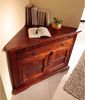 Eckkommode Akazie 107x54x80 nougat lackiert OXFORD #505 Bild 5