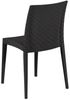 Dmora Set mit 4 Gartenstühle Ormea, Platzsparende Outdoor-Stühle, Stapelbar, Ideal für Garten und Terrasse, Made in Italy, 42x48 h81 cm, Anthrazit Bild 2