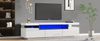 TV-Schrank Hochglanzfront Weiß 160 x 39 x 42 cm mit 3 Schubladen & 16-Farben LED Bild 4