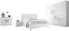 Kommode >Valeria< (BxHxT: 104x85x46 cm) Weiss Melamin mit Siebdruck und Spiegel Bild 5